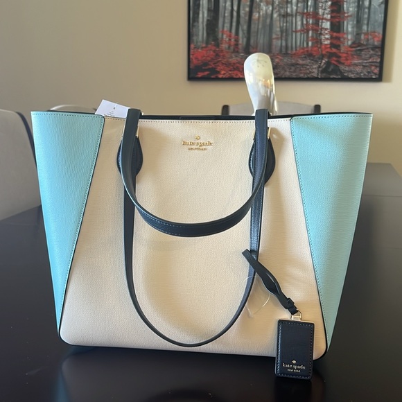 Kate Spade Poppy Colorblock Large Tote - Picture 7 of 15